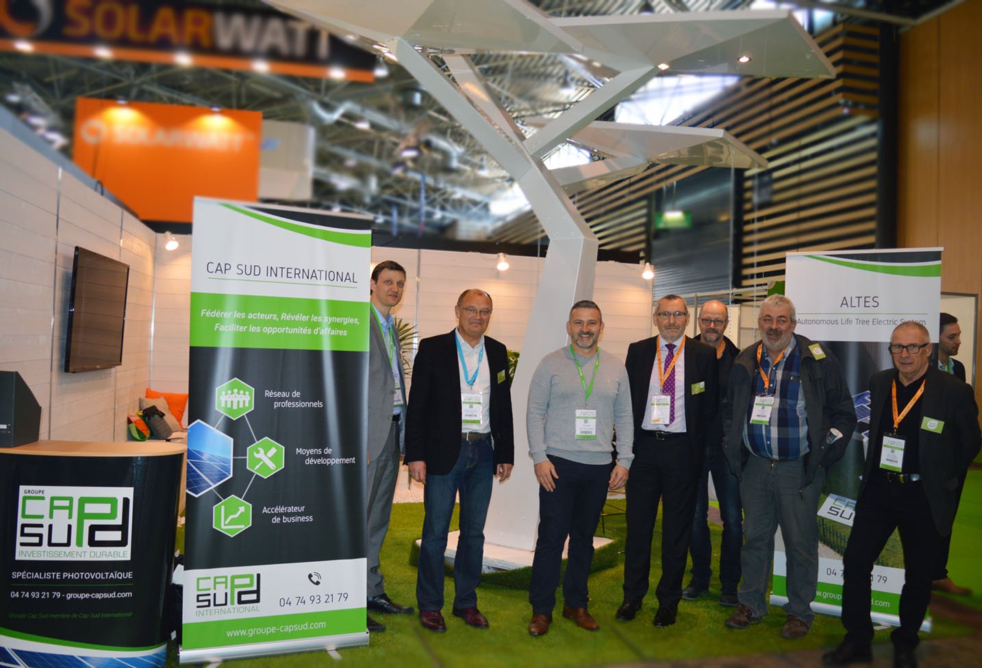 Visite du Nord-Is�re Durable au salon BePositive 